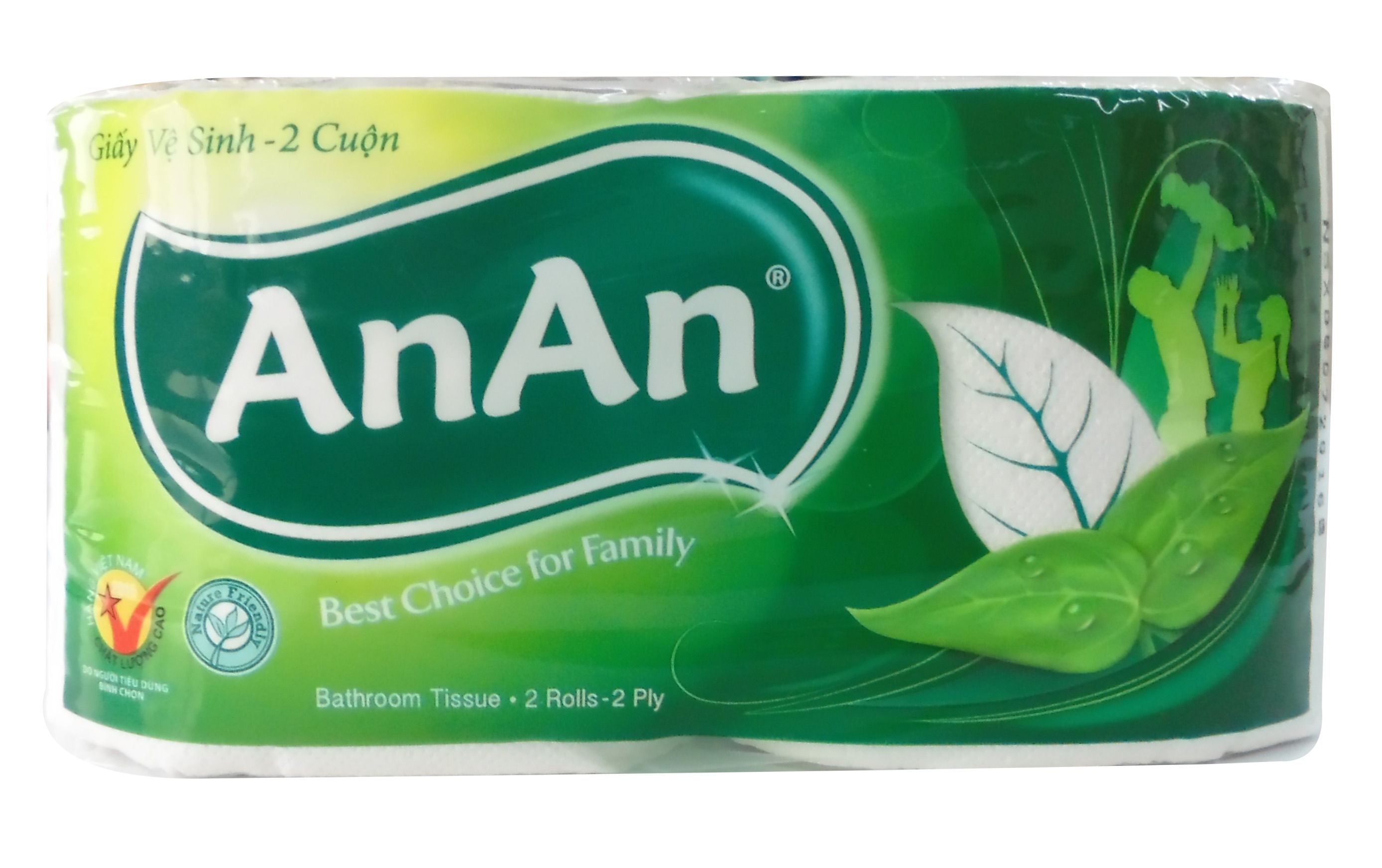 AnAn Bathroom Tissue 2 Rolls x 5