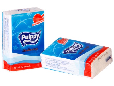 Pulppy Compact Handkerchief Tissue (Cinnamon Aroma)