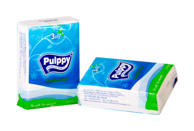 Pulppy Compact Handkerchief Tissue