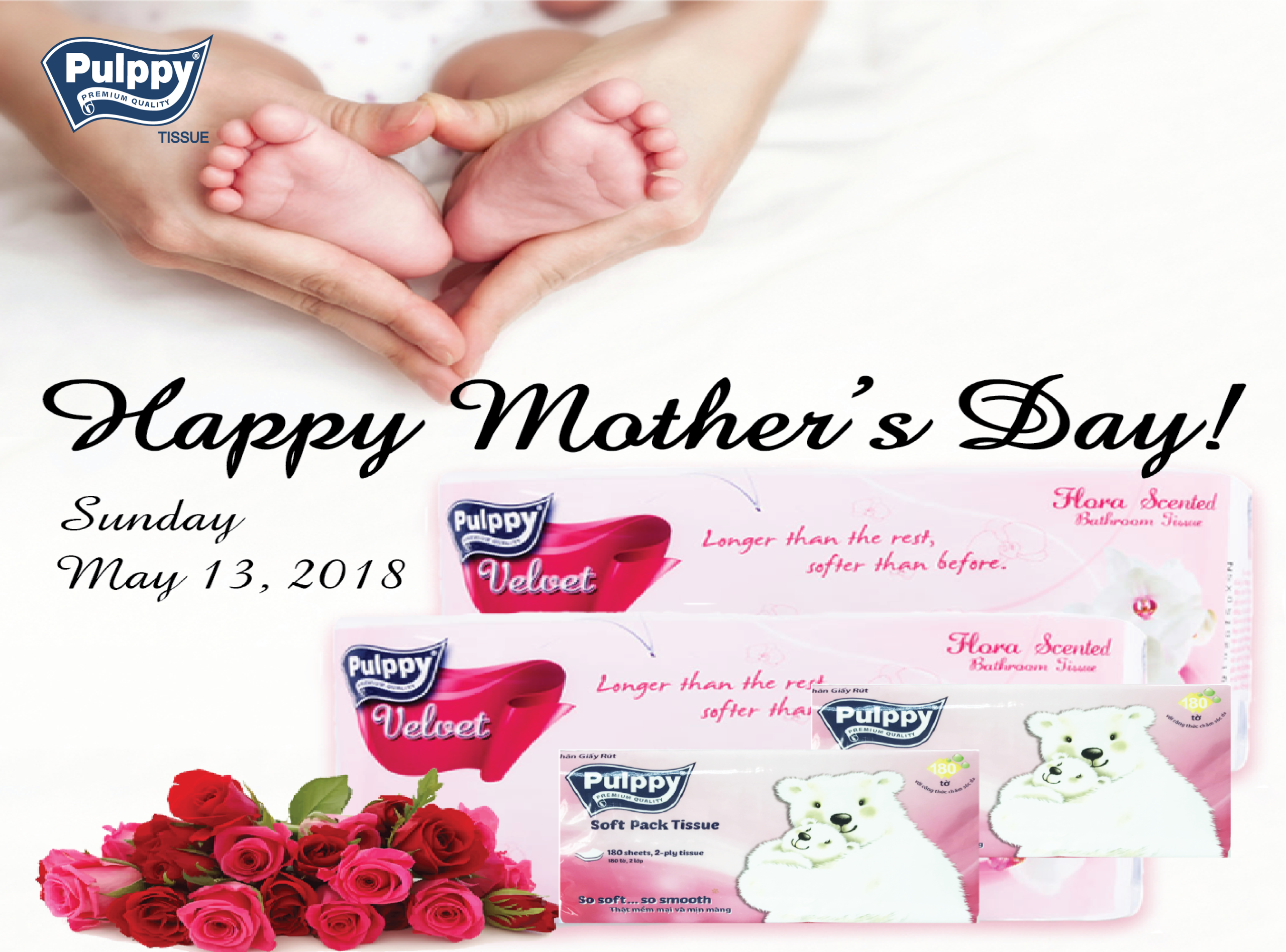 Chúc mừng ngày của mẹ từ New Toyo Pulppy Việt Nam