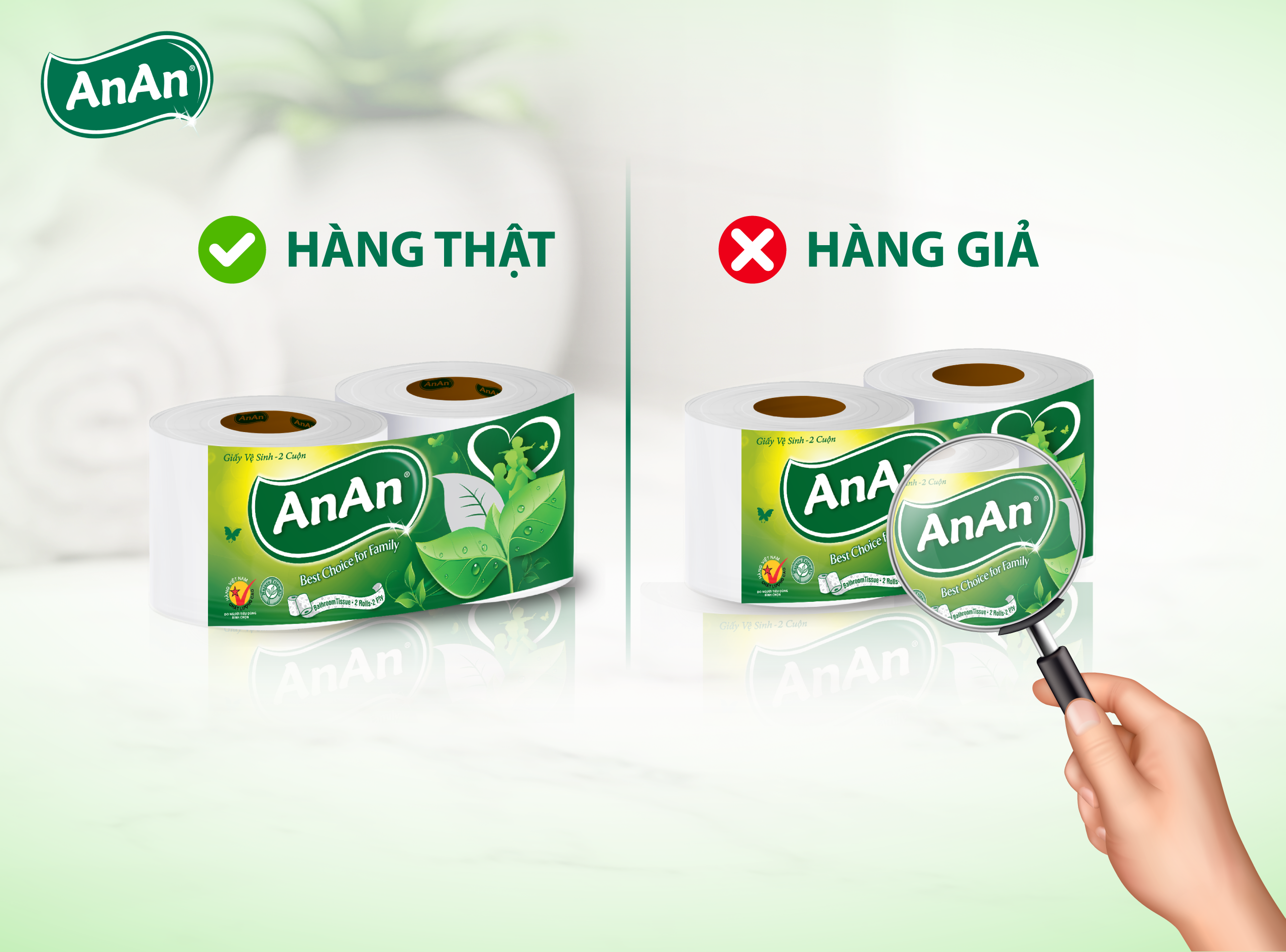 PHÂN BIỆT GIẤY VỆ SINH AN AN THẬT – GIẢ