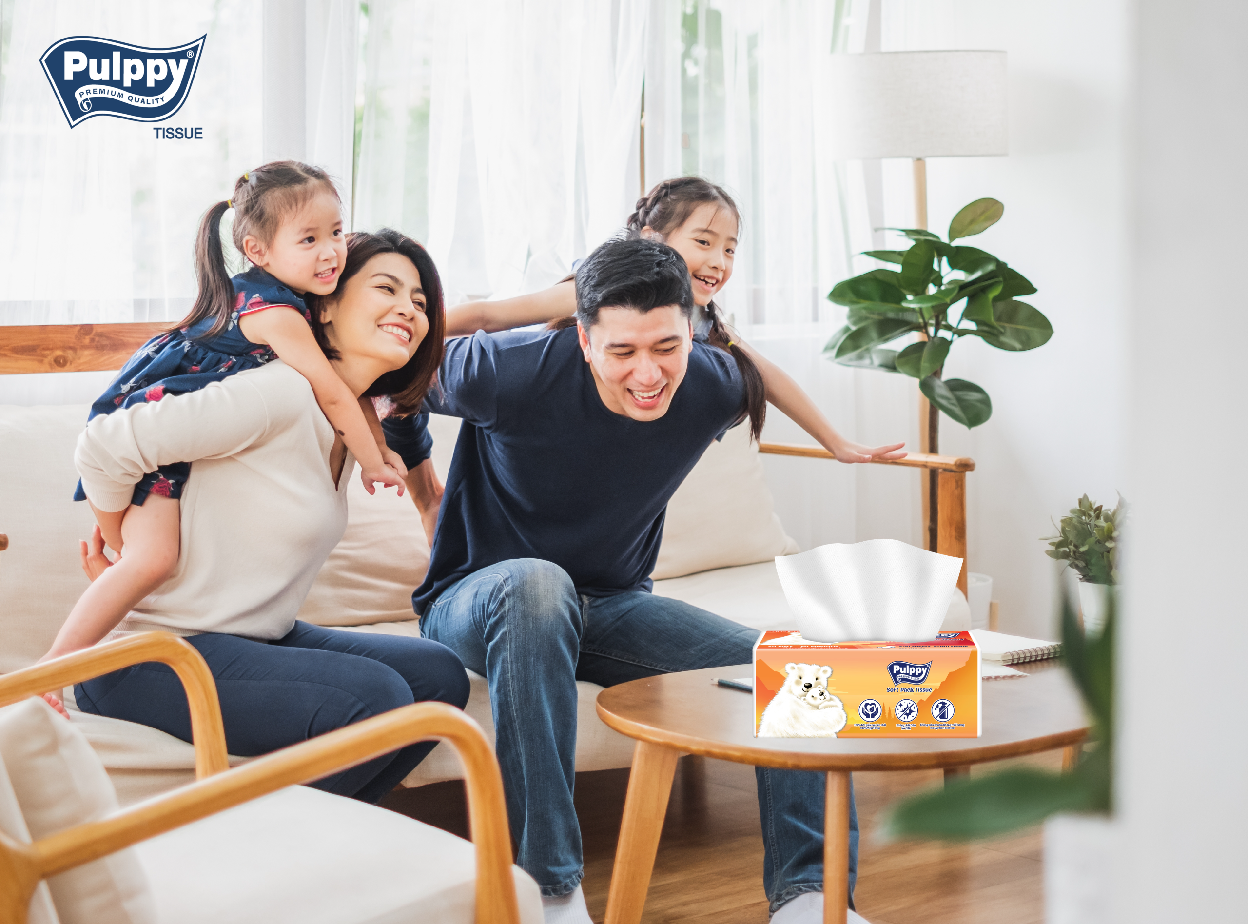 KHĂN GIẤY RÚT PULPPY – LỰA CHỌN TIN CẬY CHO GIA ĐÌNH BẠN