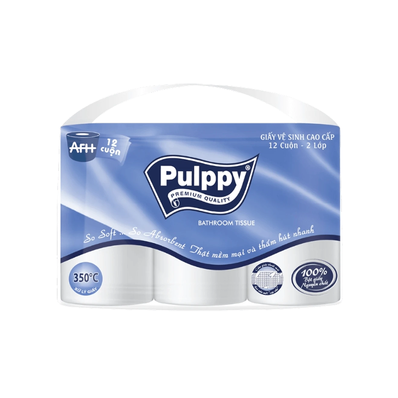 Giấy Lụa Cuộn Pulppy 12 Cuộn