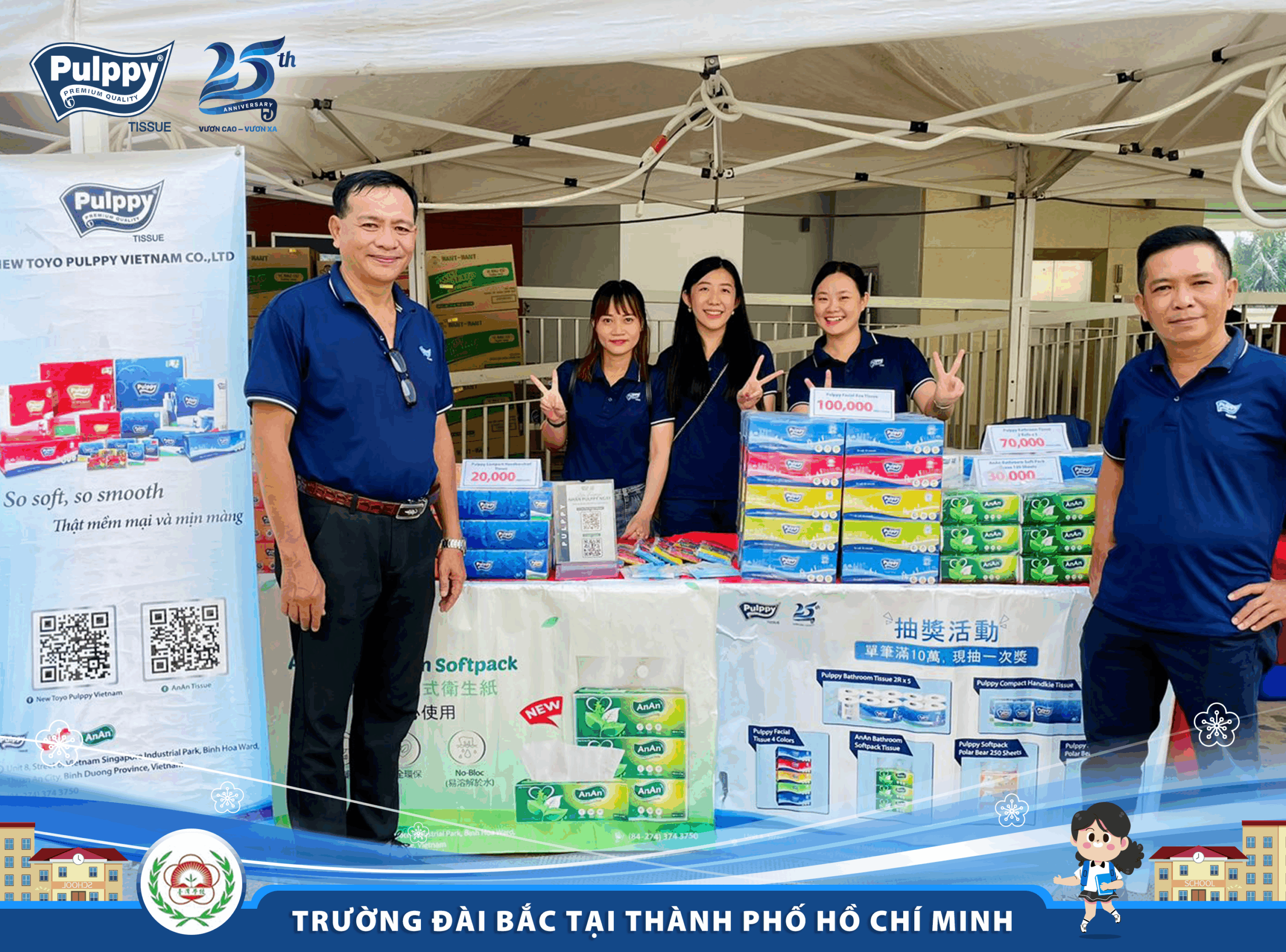 PULPPY ĐỒNG HÀNH CÙNG SỰ KIỆN “NGÀY QUỐC KHÁNH NHÂN ĐÔI” TẠI TRƯỜNG ĐÀI BẮC TP.HCM