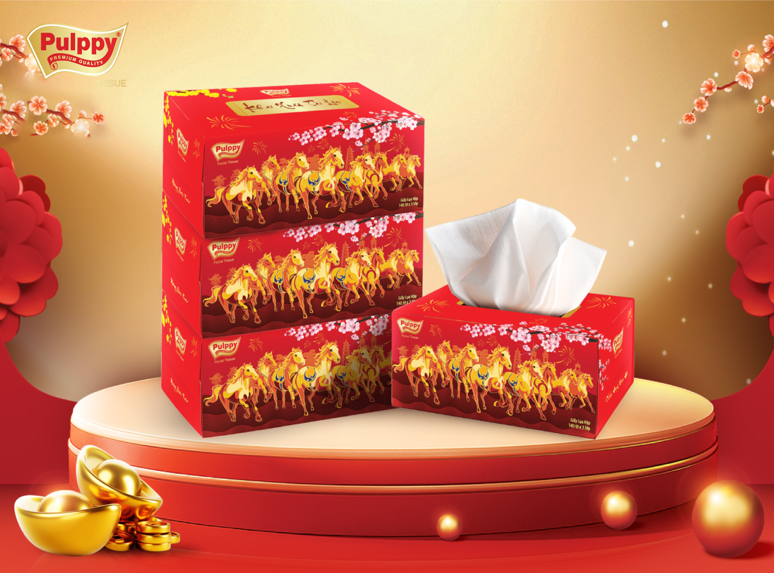 PULPPY GIẤY LỤA HỘP TẾT 2026 – TRAO MỊN MÀNG, GỬI YÊU THƯƠNG